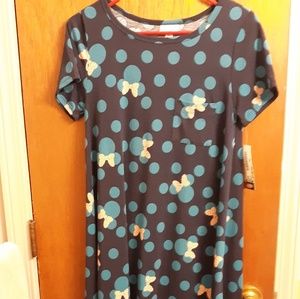 BNWT Lularoe Carly Dress Disney Collection Xs